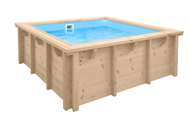 Interline Bali Houten Zwembad vierkant