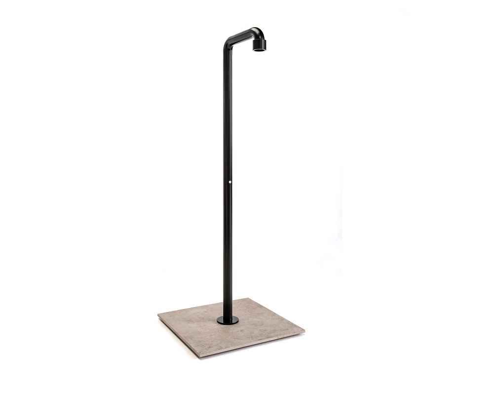 BLUE douche zwart met kraag