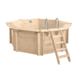 Interline Bali Houten Zwembad rond 6.55 meter