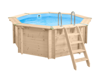 Interline Bali Houten Zwembad rond 6.55 meter