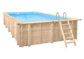 Interline Bali Houten Zwembad rechthoekig 7.90 x 4.00 meter