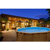 Interline Sumatra Houten Zwembad rond 5.30 meter