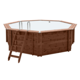 Interline Sumatra Houten Zwembad rond 5.30 meter