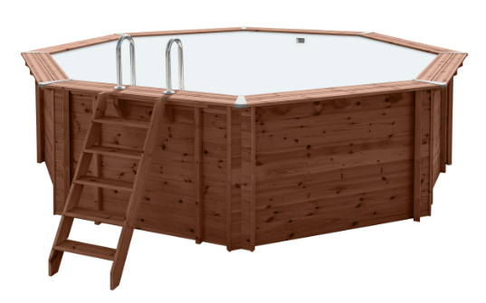 Interline Sumatra Houten Zwembad rond 5.30 meter