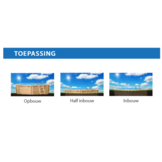 Interline Sumatra Houten Zwembad rechthoekig  6.00 x 3.00