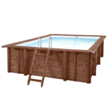 Interline Sumatra Houten Zwembad rechthoekig  6.00 x 3.00