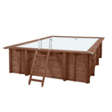 Interline Sumatra Houten Zwembad rechthoekig  6.00 x 3.00