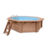 Interline Java Houten Zwembad rond 5.30 m. doorsnede