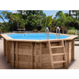 Interline Java Houten Zwembad ovaal 6.40 x 4.00