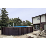 Interline Java Houten Zwembad ovaal 6.40 x 4.00