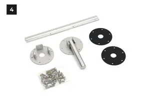 Soldeck opbouw met kabelgoot