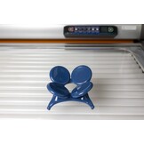 Schotelmodel hoofdsteun Solarium