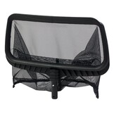 Delphin Bodemschepnet zwart kunstof