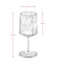 Koziol superglas club No.09 wijnglas 200 ml set van 2 stuks