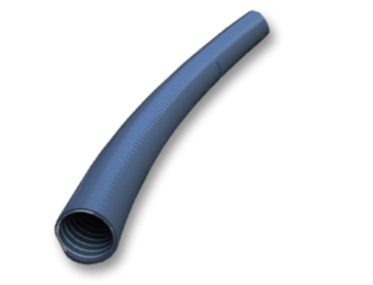 PVC Spiraalslang grijs 40mm 5 bar