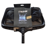 Delphin Bodemschepnet zwart kunstof