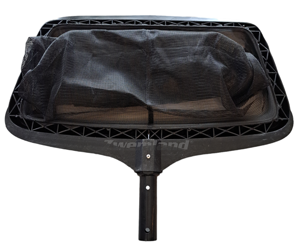 Delphin Bodemschepnet zwart kunstof