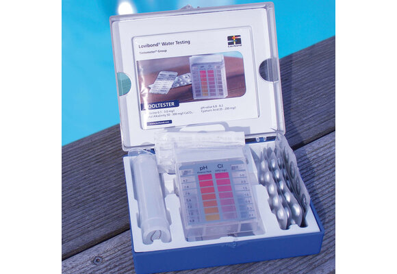 4 in 1 testset (DPD, pH, totale alkaliteit en cyanuurzuur)