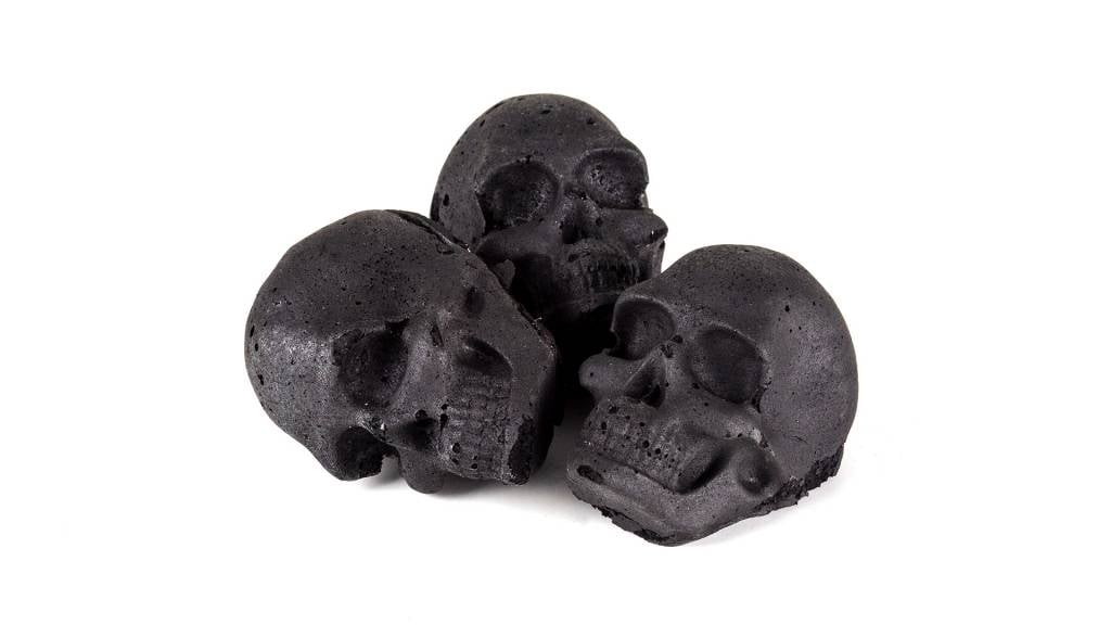 Skulls Doodskop briketten 15 stuks - houtskool