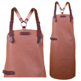 Bovine Leather long apron schort incl.  shoulderstraps- 89/70