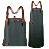 Bovine Leather long apron schort incl. shoulderstraps- 82/60