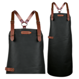 Bovine Leather long apron schort incl. shoulderstraps- 82/60