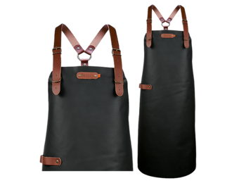 Bovine Leather long apron schort incl.  shoulderstraps- 89/70