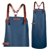 Bovine Leather long apron schort incl.  shoulderstraps- 89/70