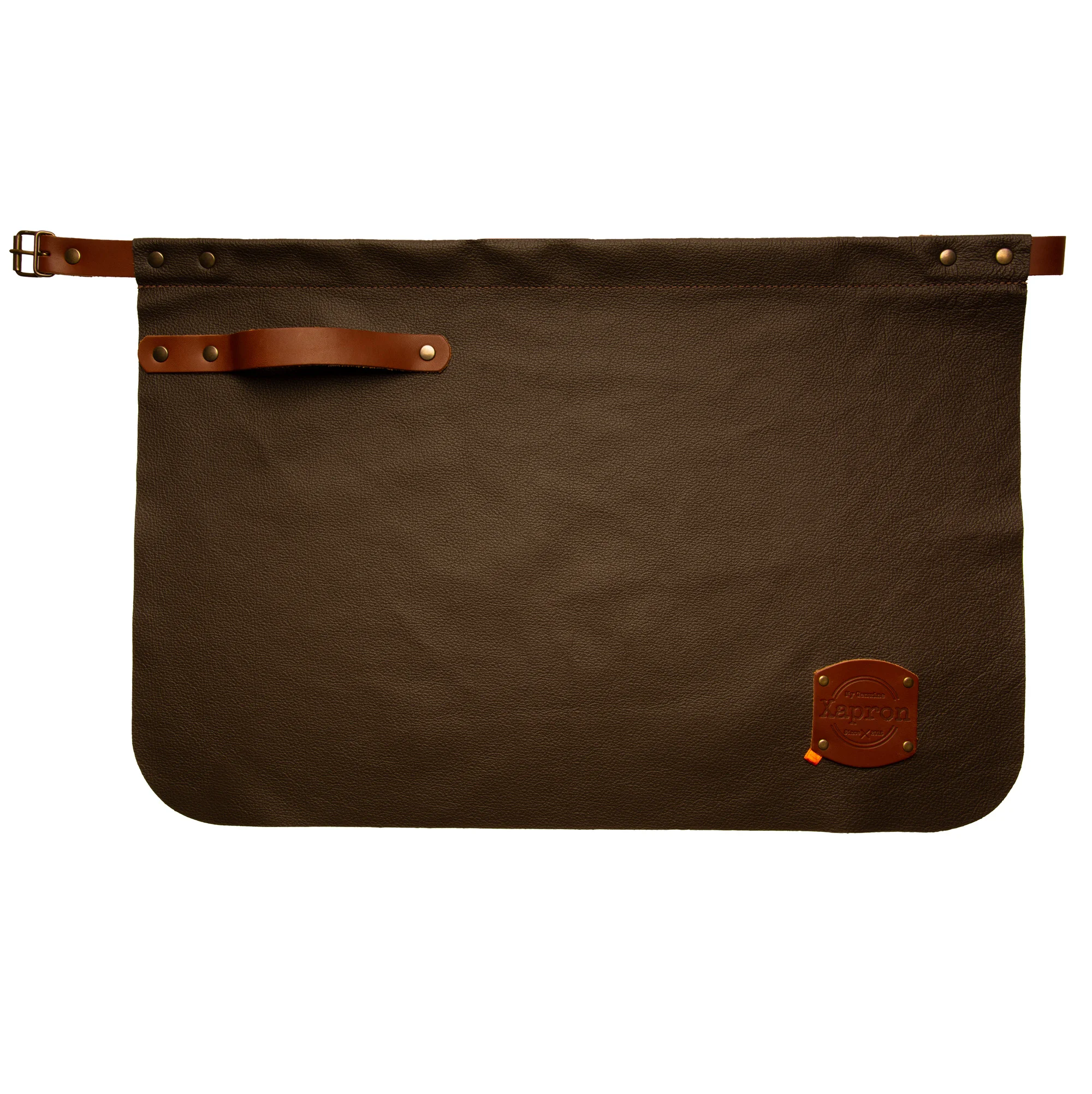 Leather short apron / waiststraps