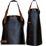 New York Leather long apron schort incl. neckstraps
