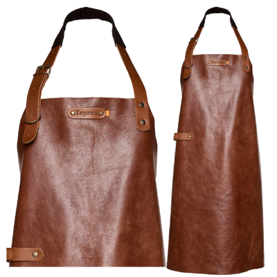 New York Leather long apron schort incl. neckstraps 82/60