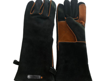 Madrid bbq leren handschoenen met vingers