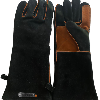 Madrid bbq leren handschoenen met vingers