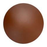 Mistral Leren placemat rond - 1 stuk