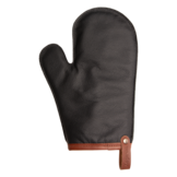 Bovine leren oven glove met duim