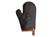 Bovine leren oven glove met duim