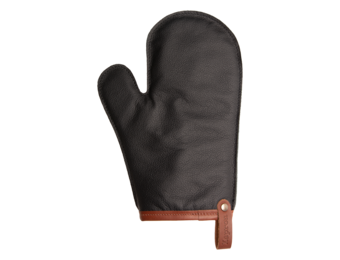 Bovine leren oven glove met duim
