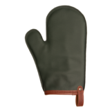 Bovine leren oven glove met duim
