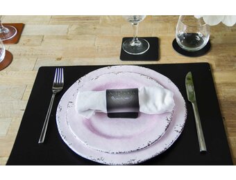 Mistral placemat leren rechthoekig