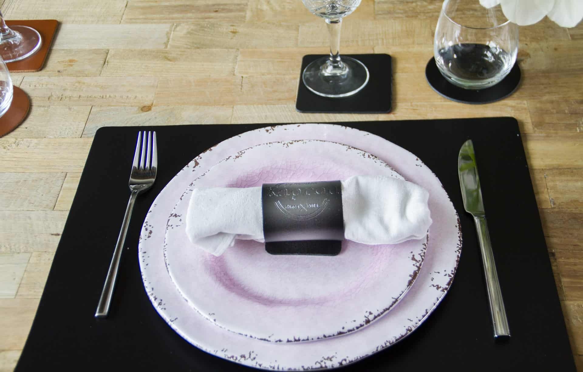 Mistral placemat leren rechthoekig