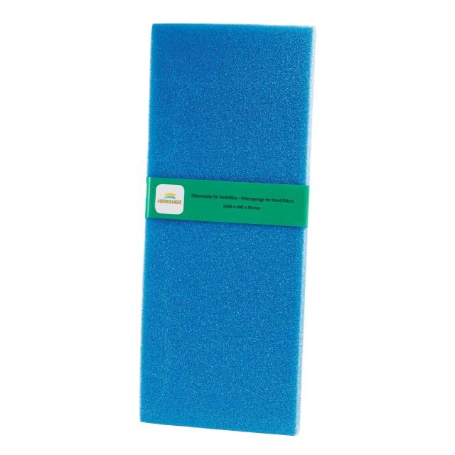 Heissner vijver filtermat 100x40x5 cm blauw