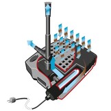 Heissner vijver onderwater filter all-in-one set 1200 ltr/u