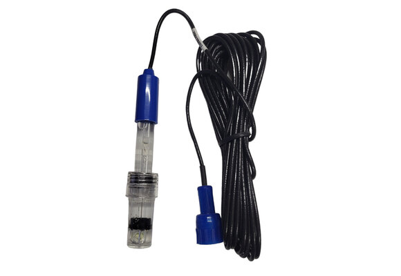 pH electrode 120 x12 mm met 3 meter aansluitkabel BNC