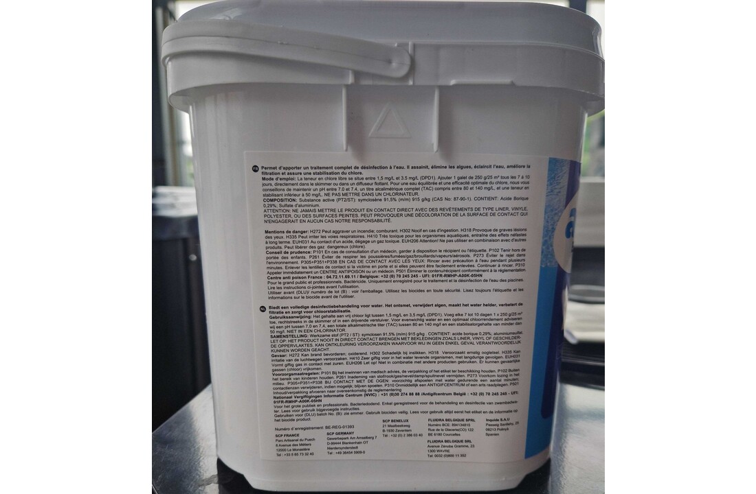 Acti Action+ chloortabletten 5 kg - 250grams  (Enkel Geschikt voor de Belgische markt)