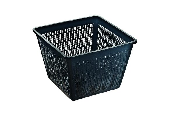 Heissner vijver planten basket 19x19x9 cm (vierkant)