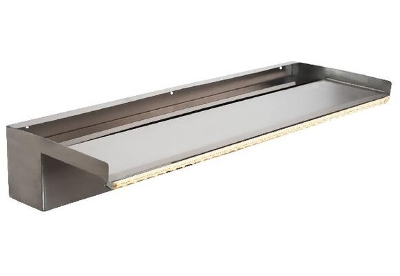 Heissner waterval element roestvrij staal met LED, 60 cm