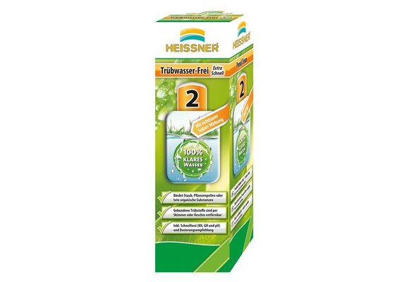 Heissner vijver troebelvrij water extra snel 250 ml of 500ml
