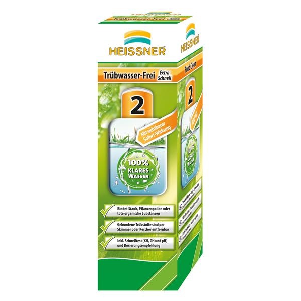 Heissner vijver troebelvrij water extra snel 250 ml of 500ml