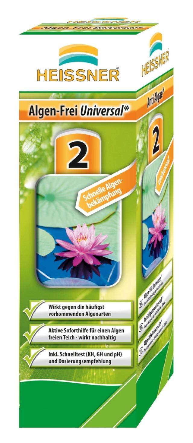 Heissner vijver algenvrij universeel 250 ml of 500 ml