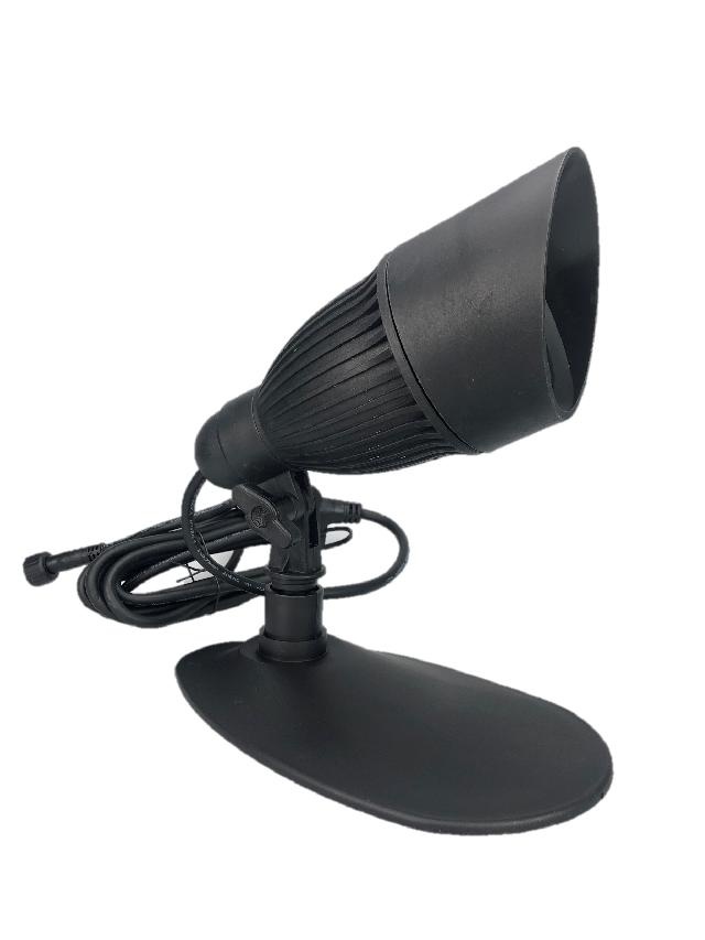 Heissner spot 9W warm wit kunststof